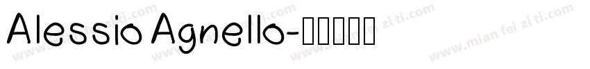 Alessio Agnello字体转换